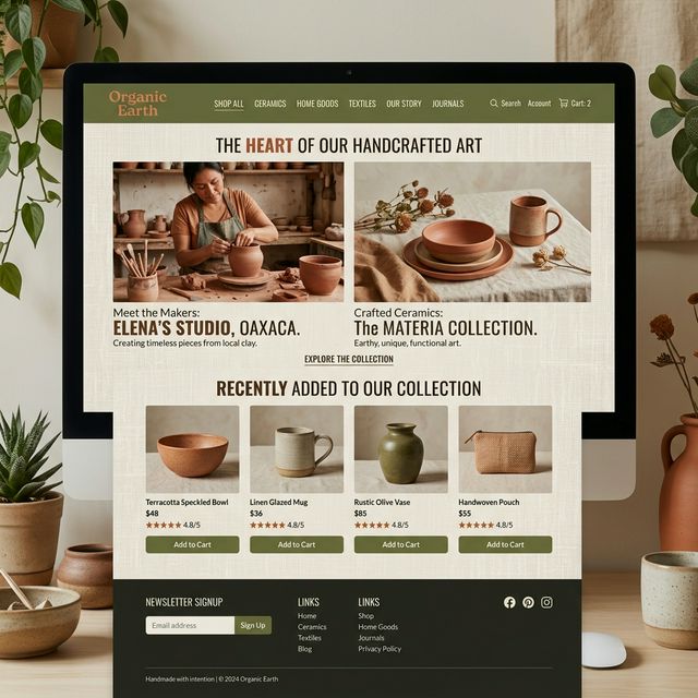 Preview do segmento: Produtos Artesanais e Criativos